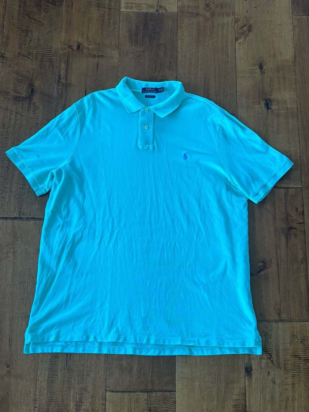Polo Ralph Lauren Classic Fit Mesh Polo Shirt - Turquoise